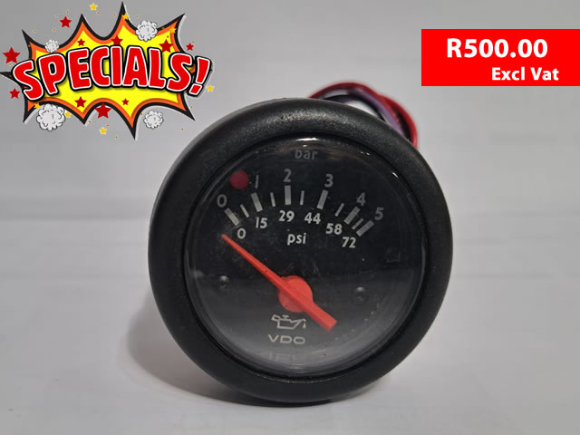 VDO Oil Pressure Gauge 0-5Bar